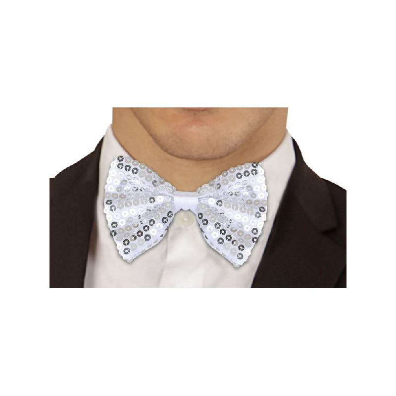 Papillon Argento in Pajlettes