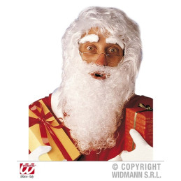 Parrucca Babbo Natale con barba