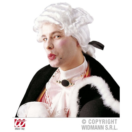 Parrucca Cavaliere Bianca