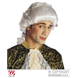 Parrucca Cavaliere Bianca