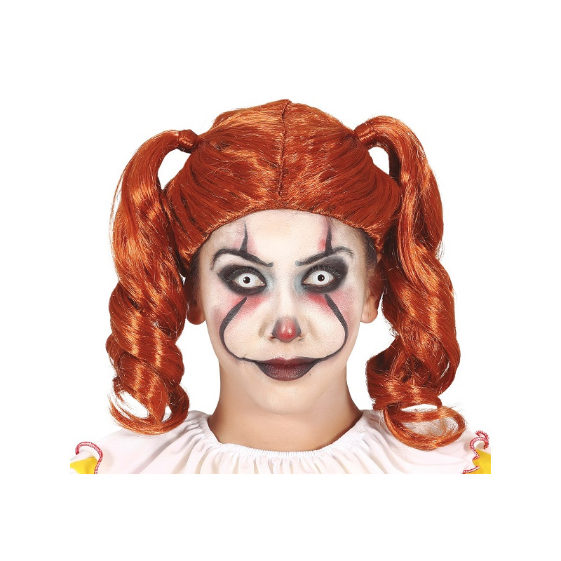 Parrucca Clown IT Rame con codini