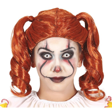Parrucca Clown IT Rame con codini