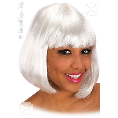 Parrucca Corta Bianca