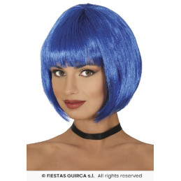 Parrucca Corta Blu'