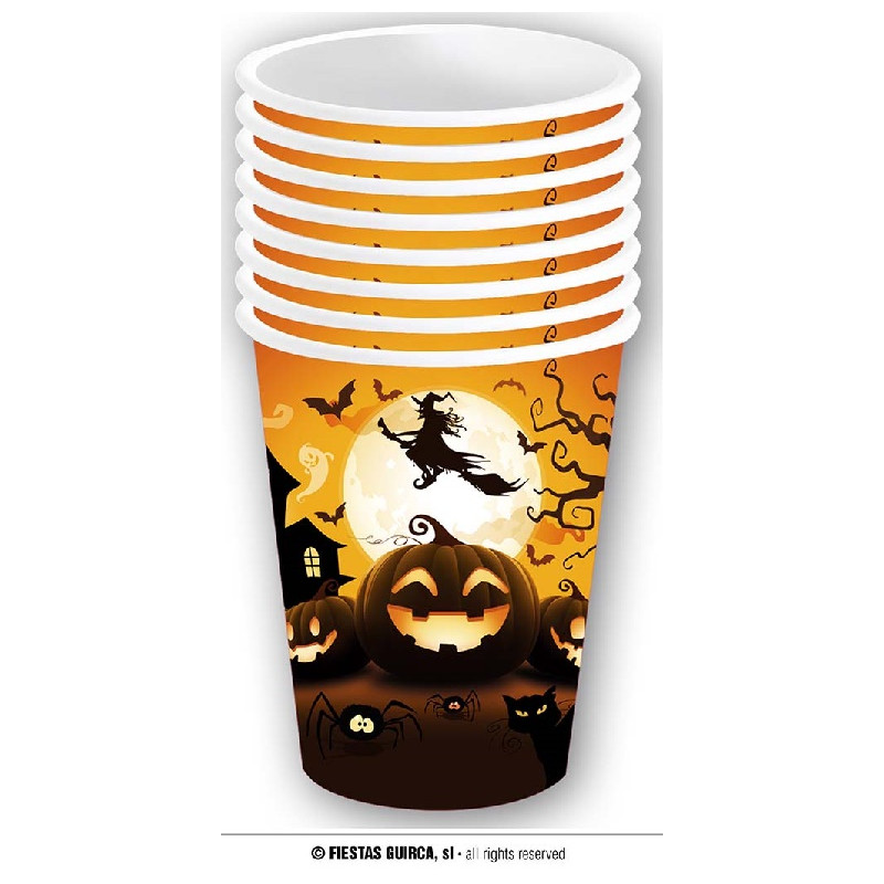 Bicchieri Zucca 240 ml - 9 cm (cf. 6 pz)