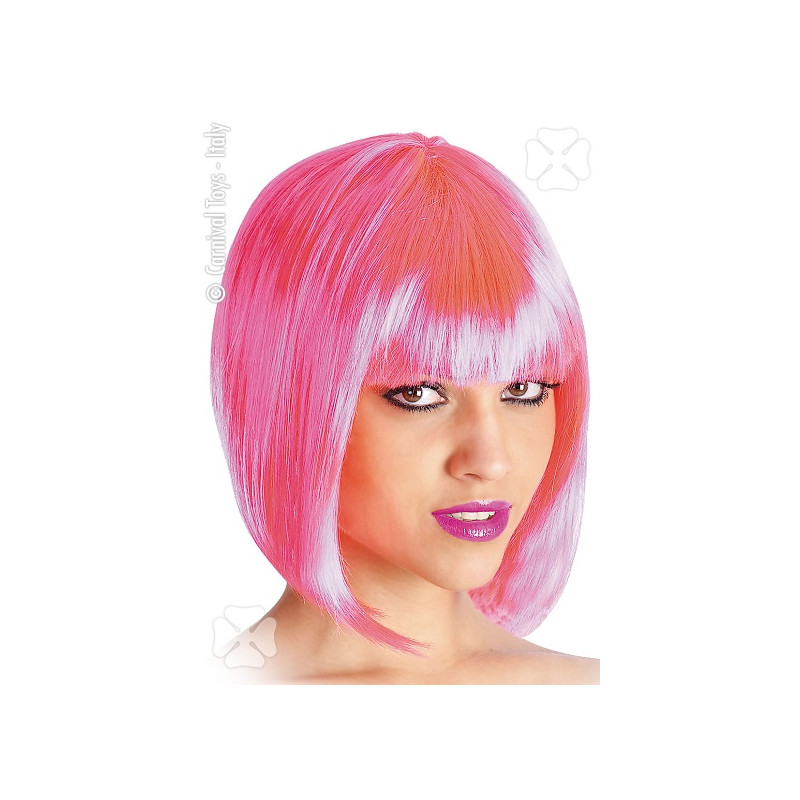 Parrucca Corta Fuxia