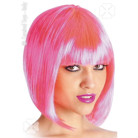 Parrucca Corta Fuxia