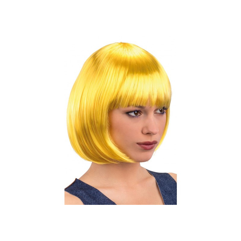 Parrucca Corta Gialla