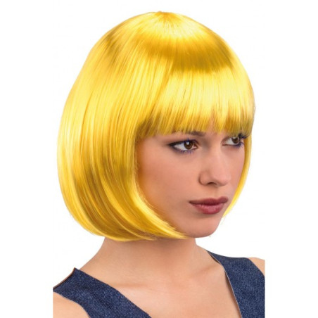 Parrucca Corta Gialla