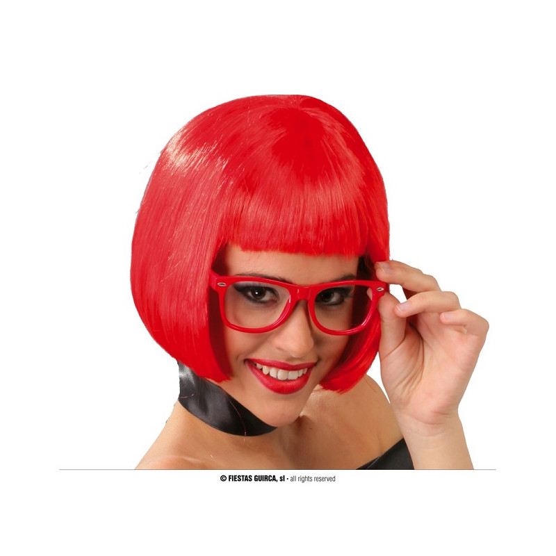 Parrucca Corta Rossa