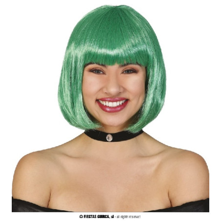 Parrucca Corta Verde