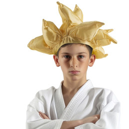 Parrucca Dragon Ball Guerriero Gialla