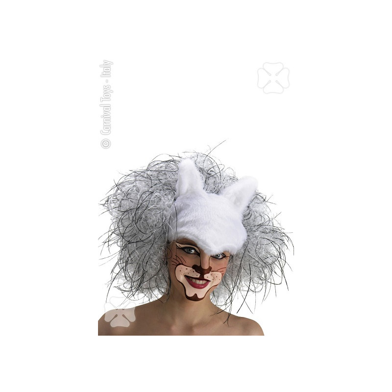 Parrucca Gatto Bianco