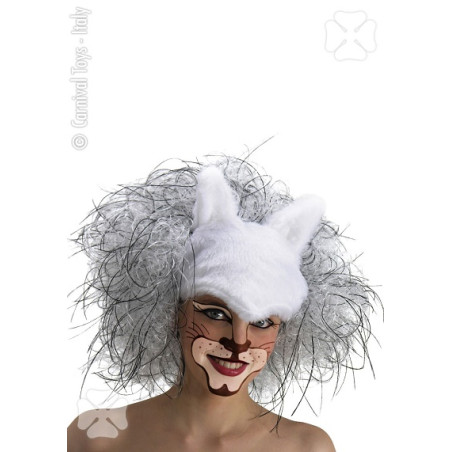Parrucca Gatto Bianco