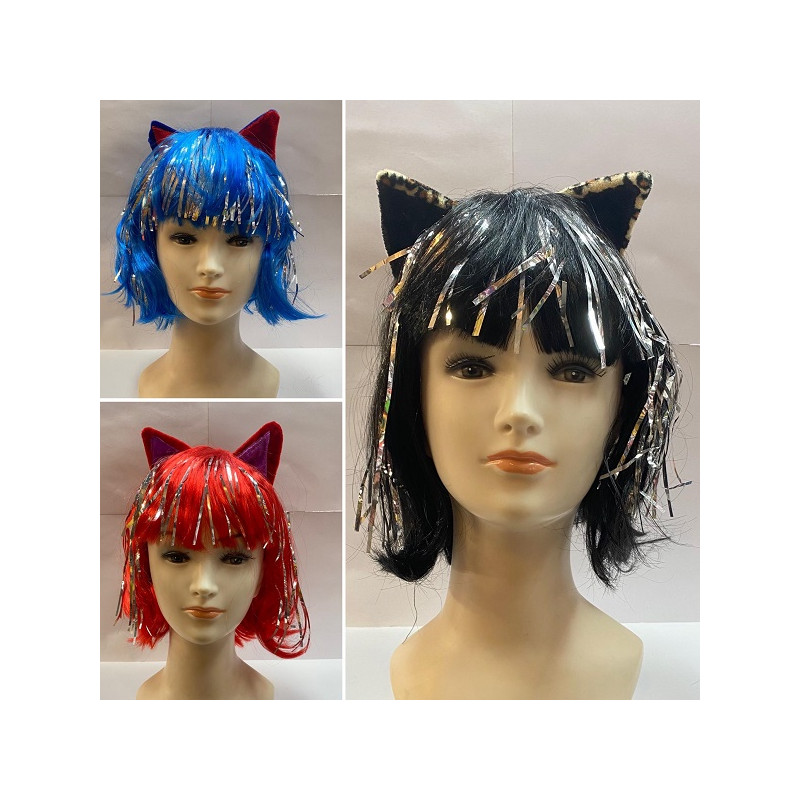 Parrucca Gatto Col Ass