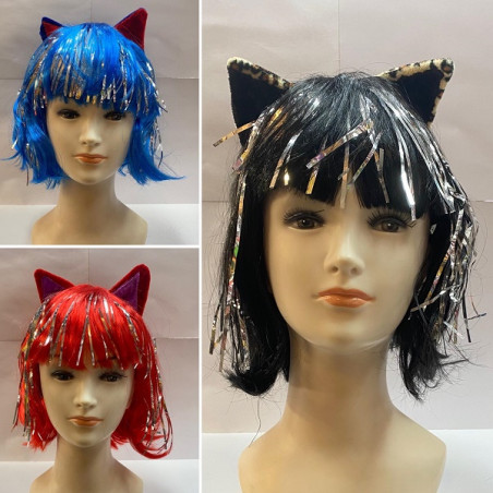 Parrucca Gatto Col Ass