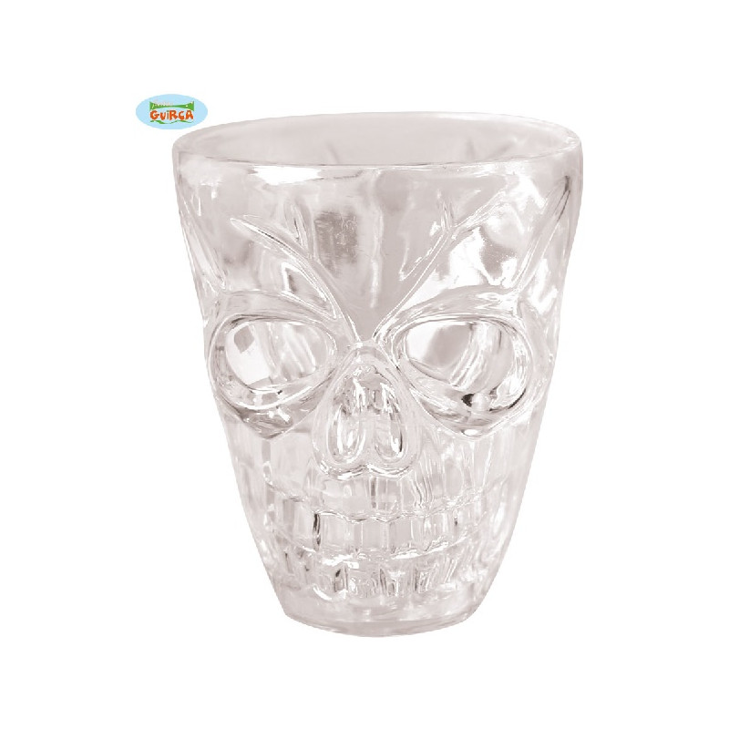 Bicchierini Teschio Trasparenti 5,5 cm (cf. 4 pz)