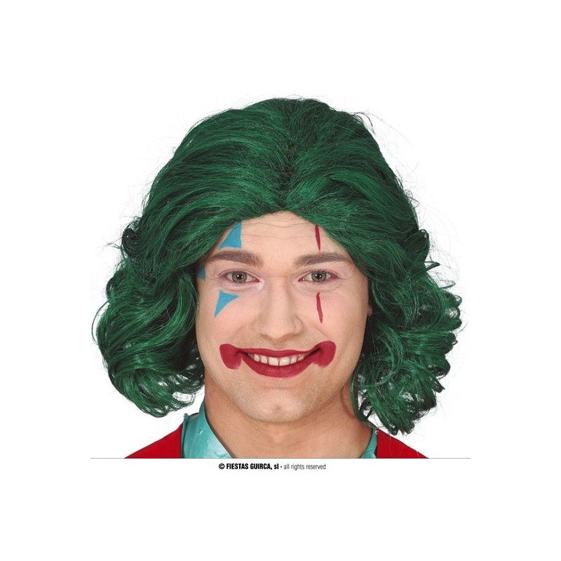 Parrucca Joker Verde