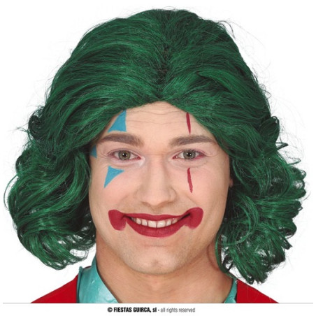 Parrucca Joker Verde