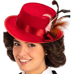 Parrucca Mary Poppins con cappello
