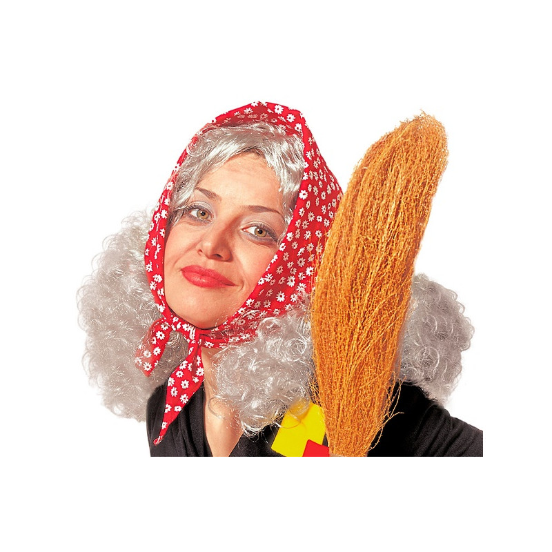 Parrucca Nonna con Foulard