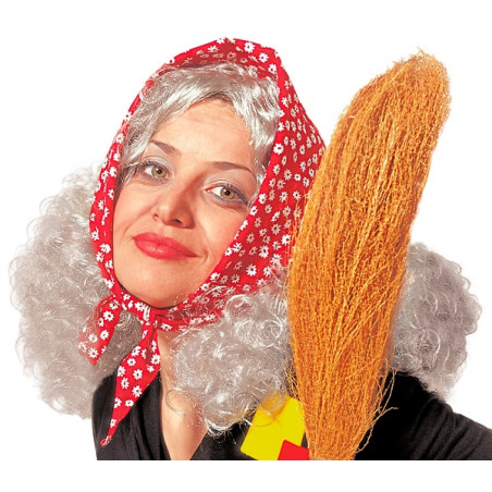 Parrucca Nonna con Foulard
