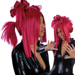 Parrucca Punk Rock Magenta