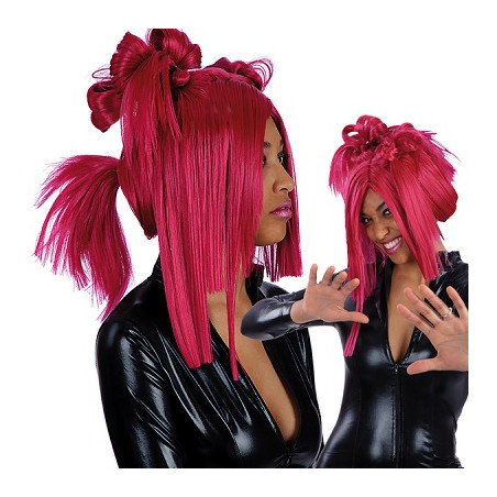 Parrucca Punk Rock Magenta