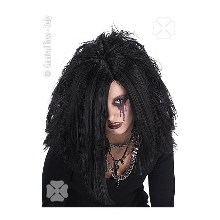 Parrucca Punk Rock Nera