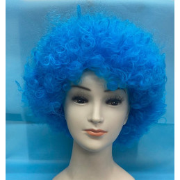 Parrucca Riccia Azzurra