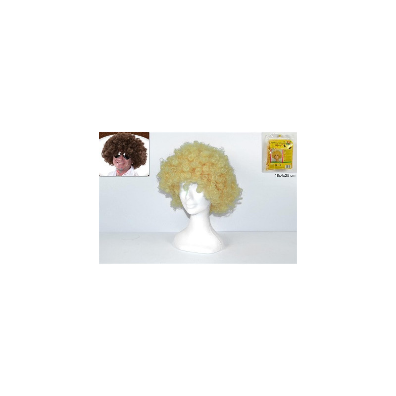 Parrucca Riccia Bionda