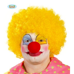 Parrucca Riccia Gialla