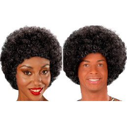 Parrucca Riccia Nera