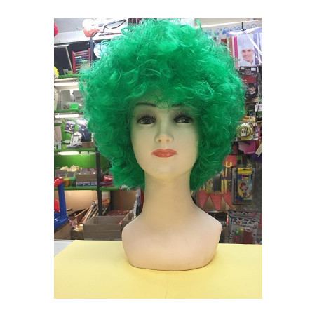 Parrucca Riccia Verde