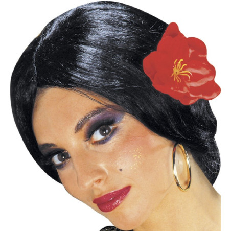 Parrucca Spagnola con fiore
