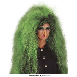 Parrucca Strega Verde