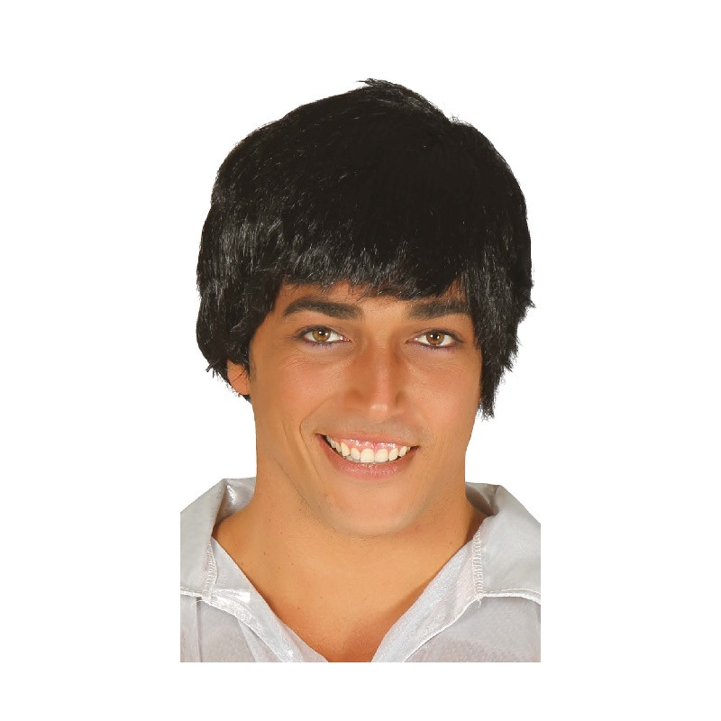 Parrucca Uomo Nera