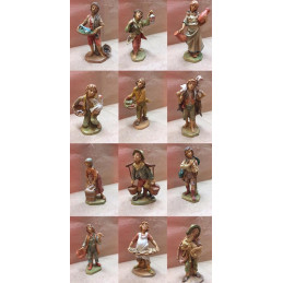 Pastore Semplice 12 pezzi - 16 cm LUX Color Legno