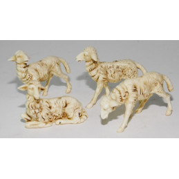 Pecore 10x10 cm (cf. 4 pz)