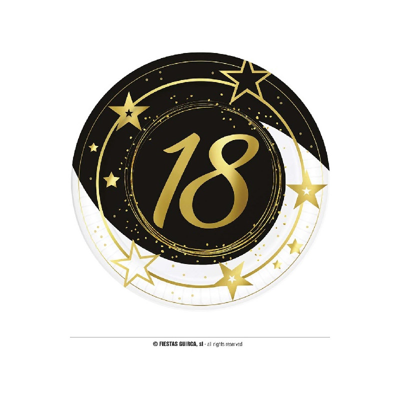 Piatti 18 Anni 23 cm (cf. 6 pz)