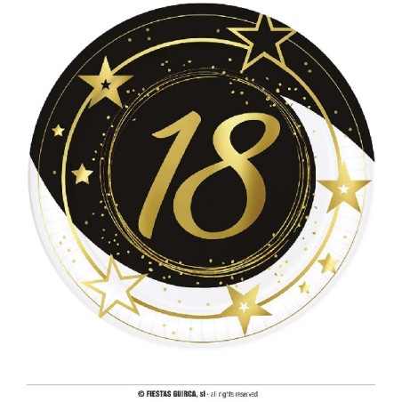 Piatti 18 Anni 23 cm (cf. 6 pz)