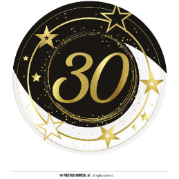 Piatti 30 Anni 23 cm (cf. 6 pz)