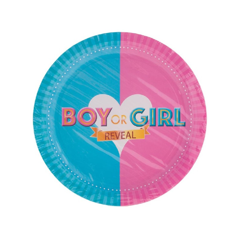 Piatti Boy or Girl 23 cm (cf. 8 pz)