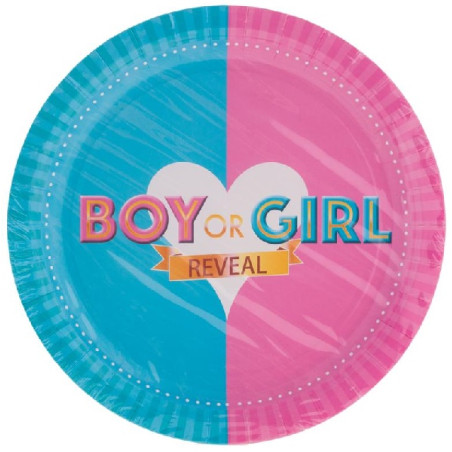 Piatti Boy or Girl 23 cm (cf. 8 pz)