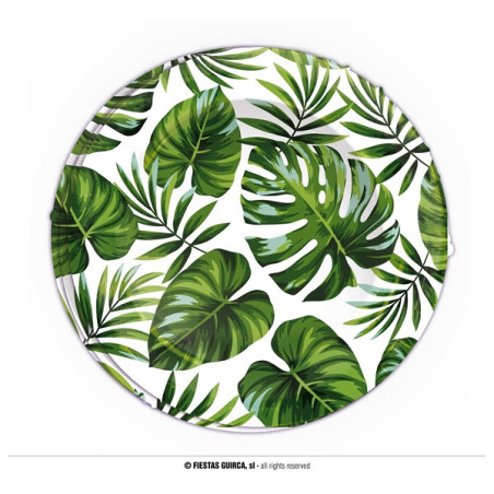 Piatti Foglie Tropicali (cf. 6 pz)
