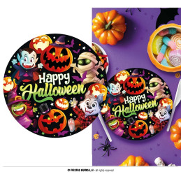 Piatti Happy Halloween 23 cm (cf. 6 pz)