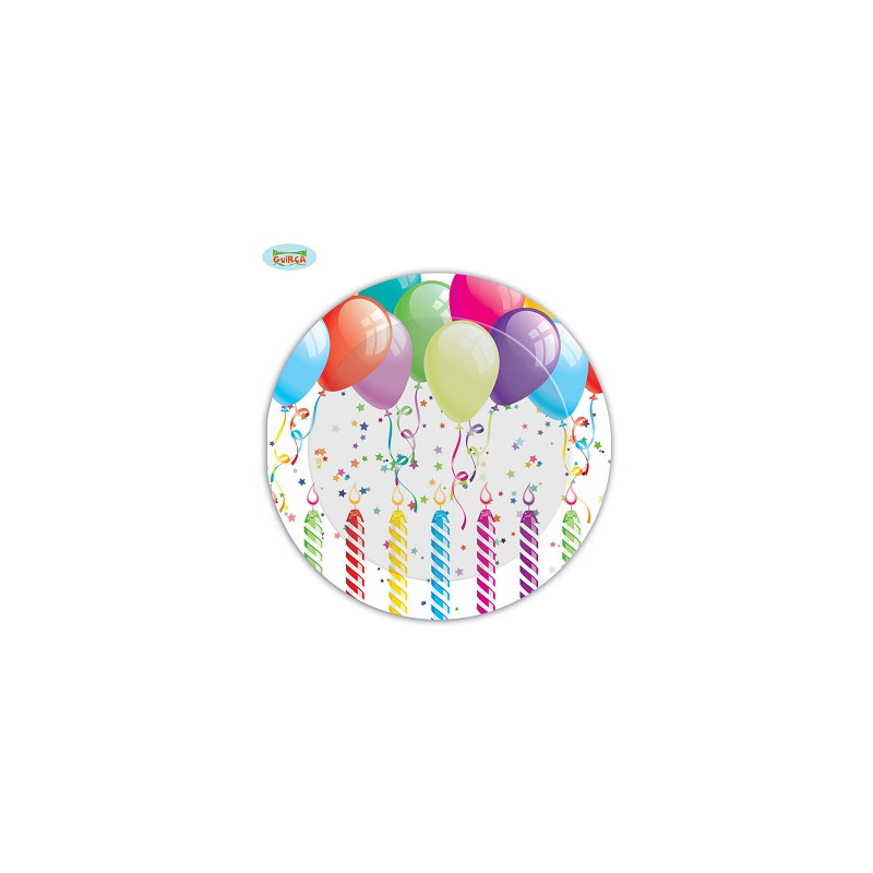 Piatti per Compleanno (cf. 8 pz)
