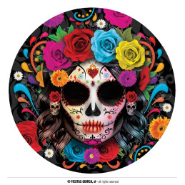 Piatti Teschi Dia de los Muertos 23 cm (cf. 6 pz)