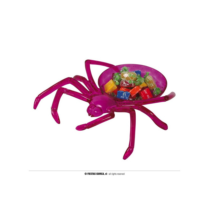 Piatto Ragno Portacaramelle Viola