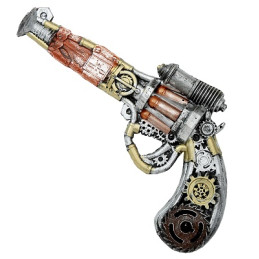 Pistola Steampunk Pirata in schiuma di lattice